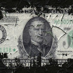 Americký dolar v začarovaném kruhu